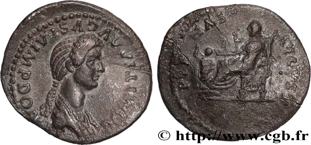 DOMITIA Denier TTB/TB+