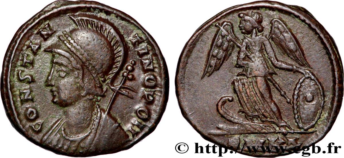 CONSTANTINOPOLIS Centenionalis ou nummus AU