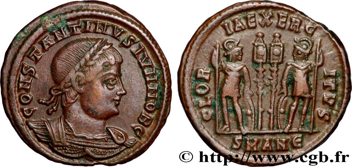 CONSTANTINUS II Centenionalis ou nummus VZ/fVZ