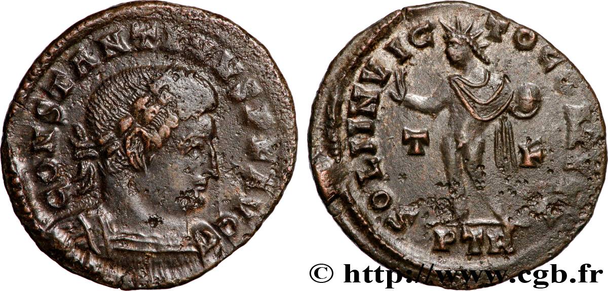 CONSTANTINE I THE GREAT Follis ou nummus AU