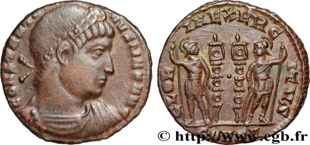 CONSTANTIN Ier LE GRAND Centenionalis ou nummus TTB+/SUP