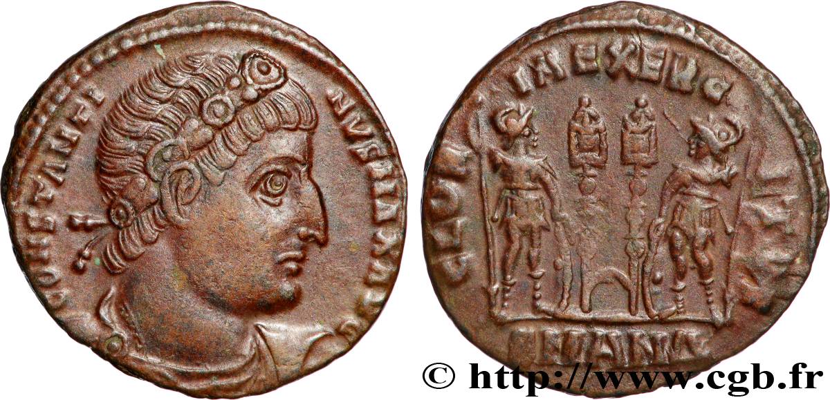 CONSTANTIN Ier LE GRAND Centenionalis ou nummus SUP/TTB+