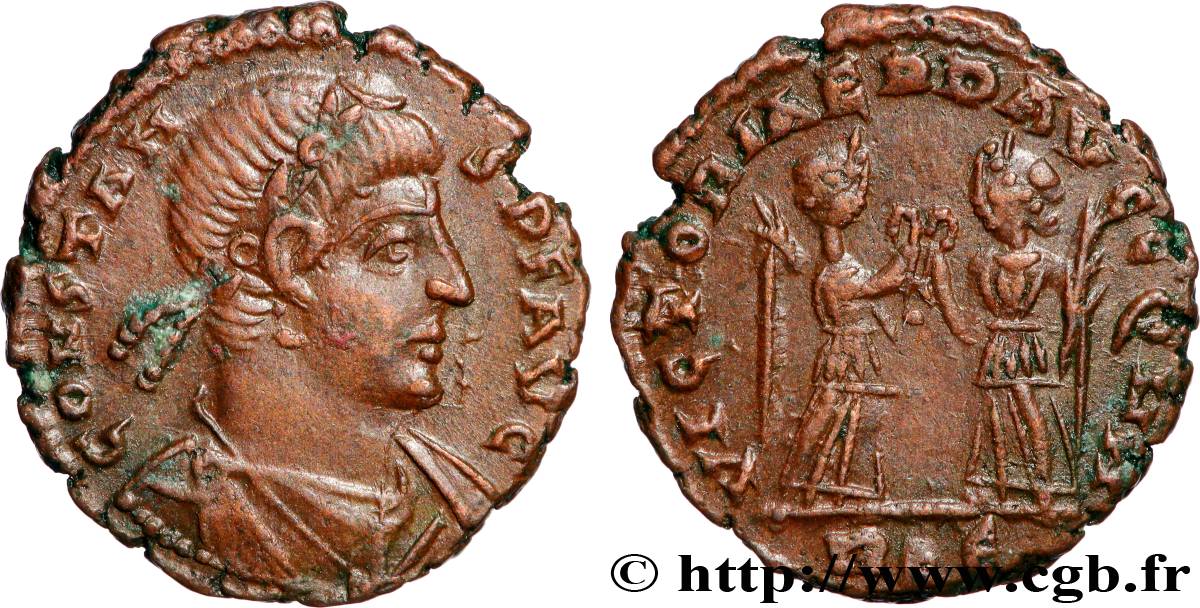CONSTANS Centenionalis ou nummus TTB+