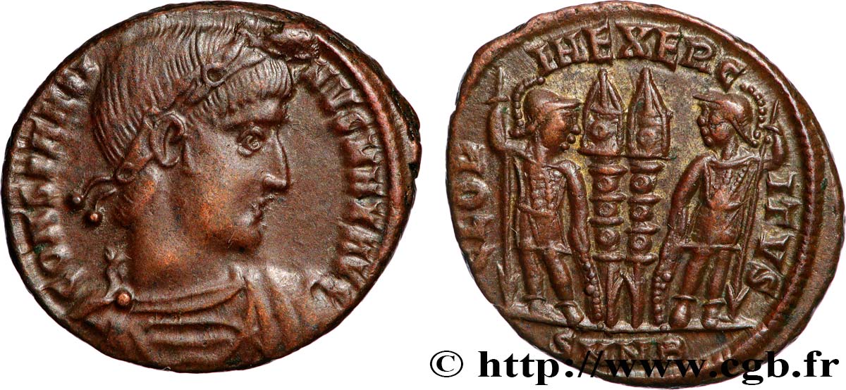 CONSTANTIN Ier LE GRAND Centenionalis ou nummus TTB+