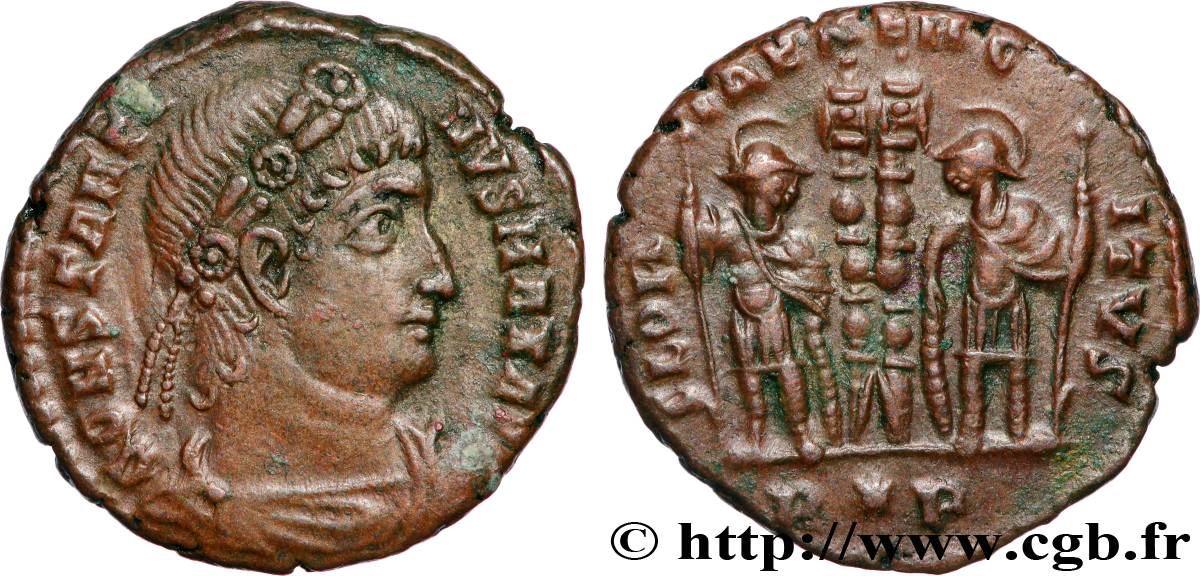 CONSTANTIN Ier LE GRAND Centenionalis ou nummus TTB+