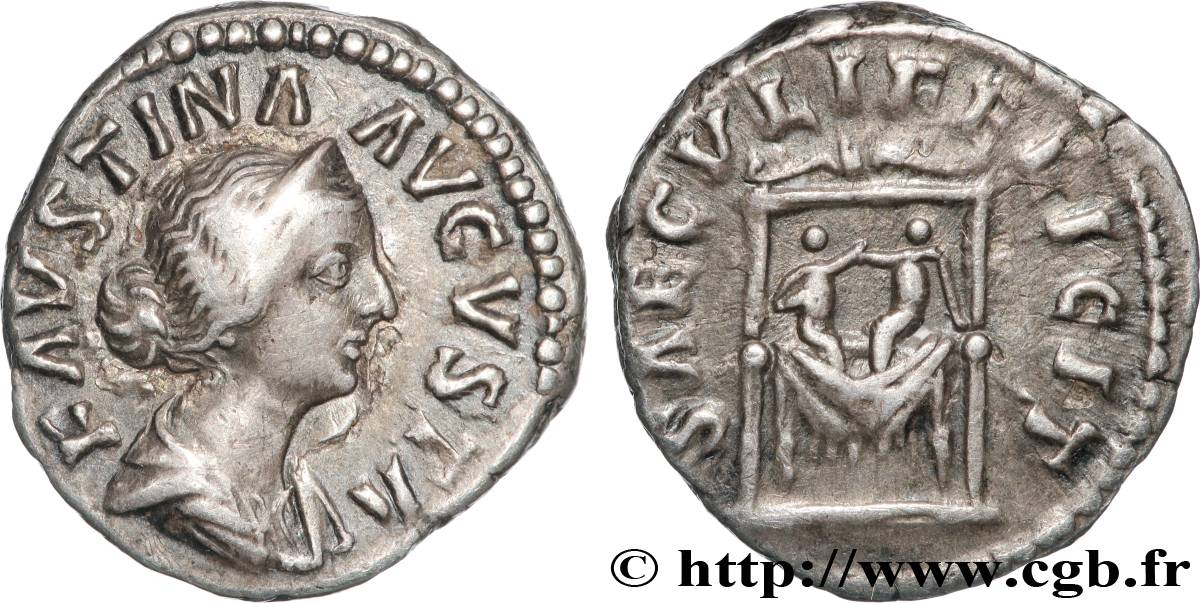 FAUSTINE JEUNE Denier TTB+