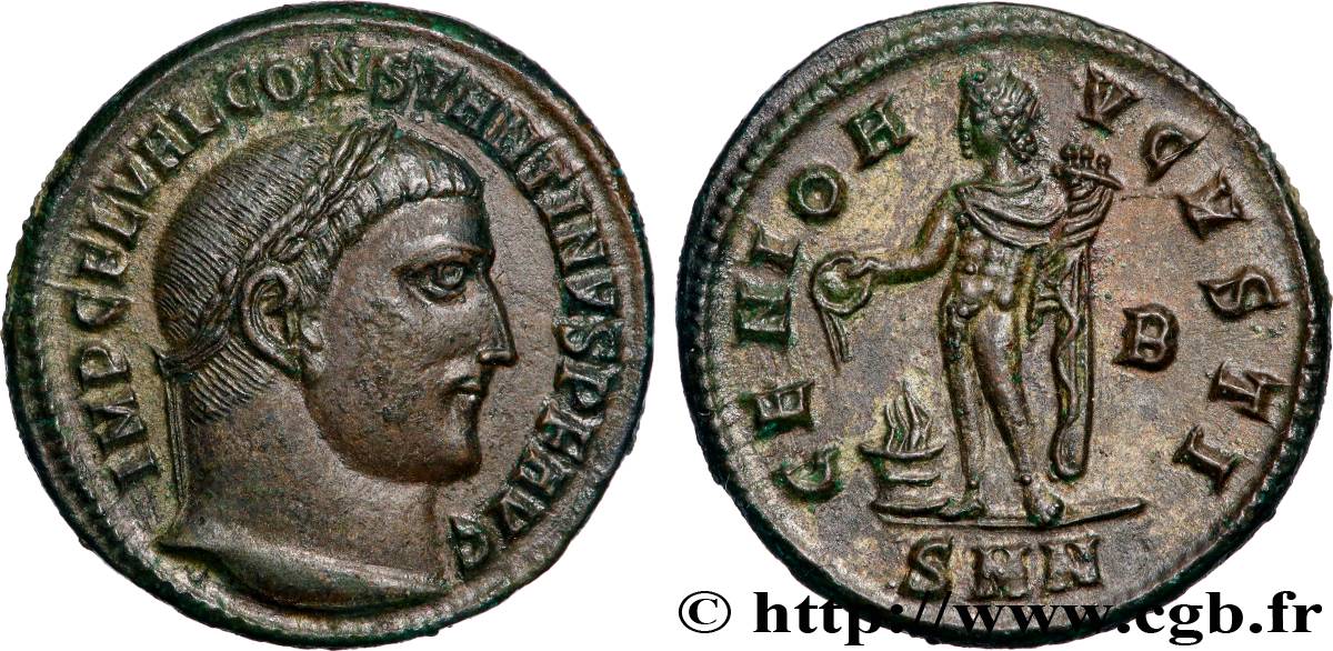 CONSTANTINE I THE GREAT Follis AU/MS