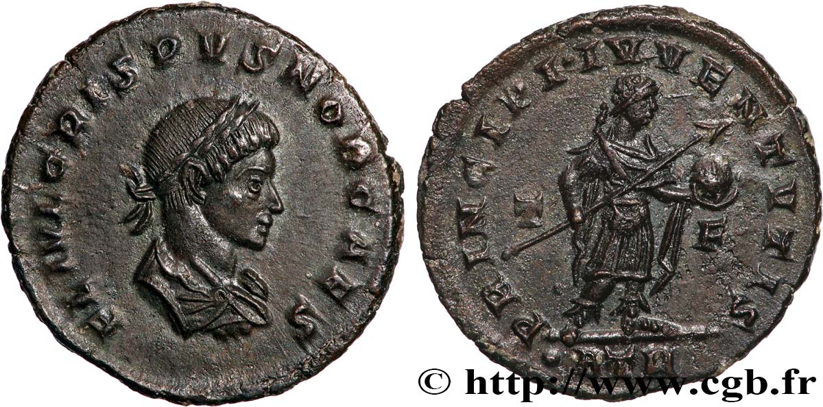 CRISPUS Follis ou nummus MS