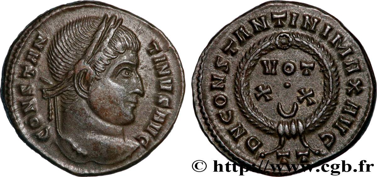COSTANTINO I IL GRANDE Centenionalis ou nummus SPL