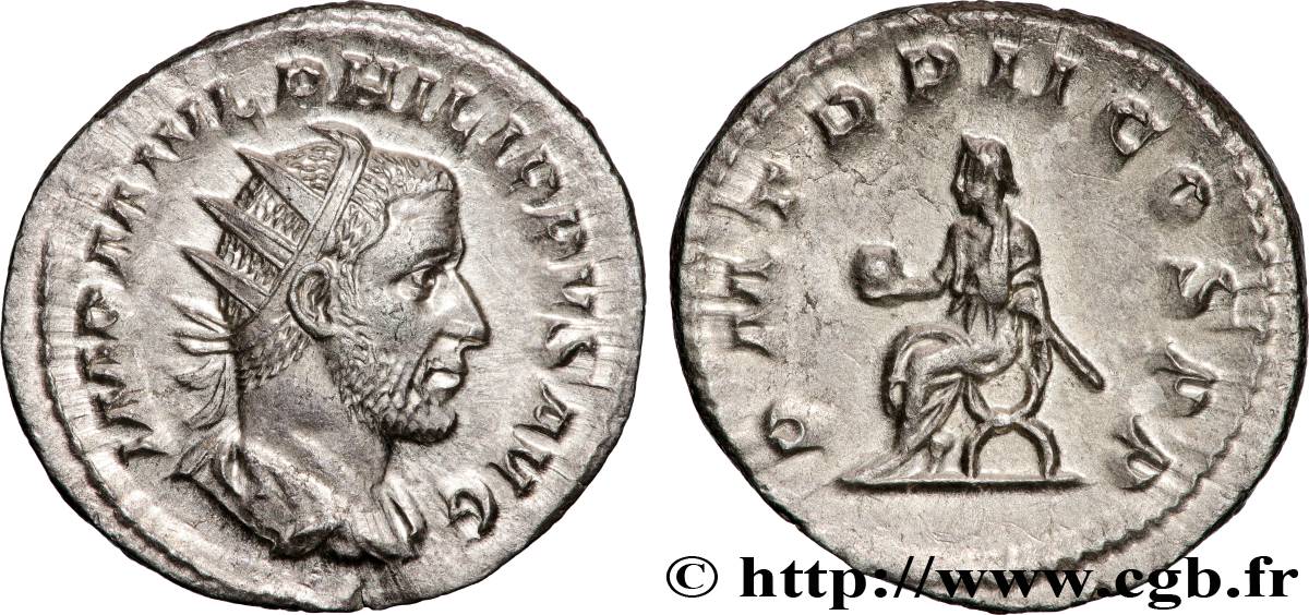 PHILIPPUS I. ARABS Antoninien fST/VZ