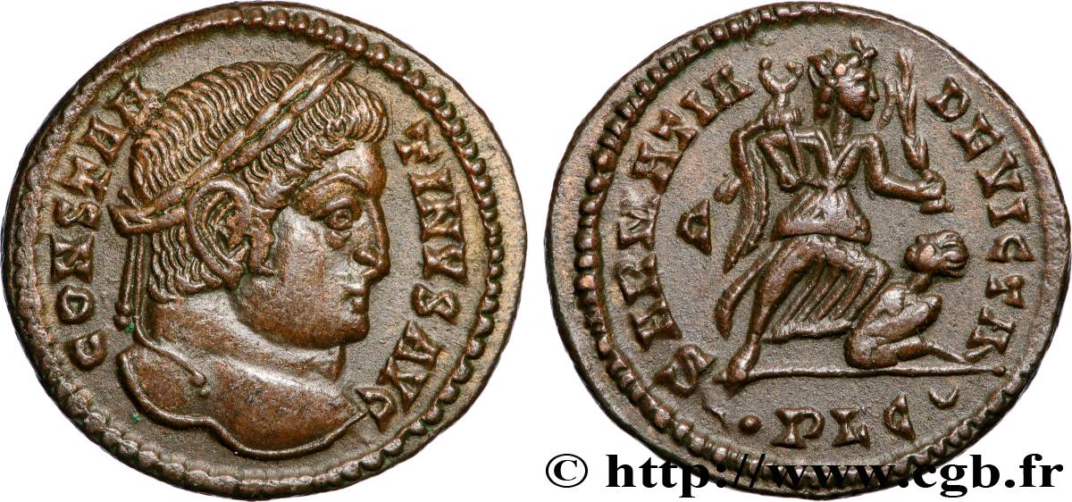 CONSTANTIN Ier LE GRAND Centenionalis ou nummus SPL/SUP