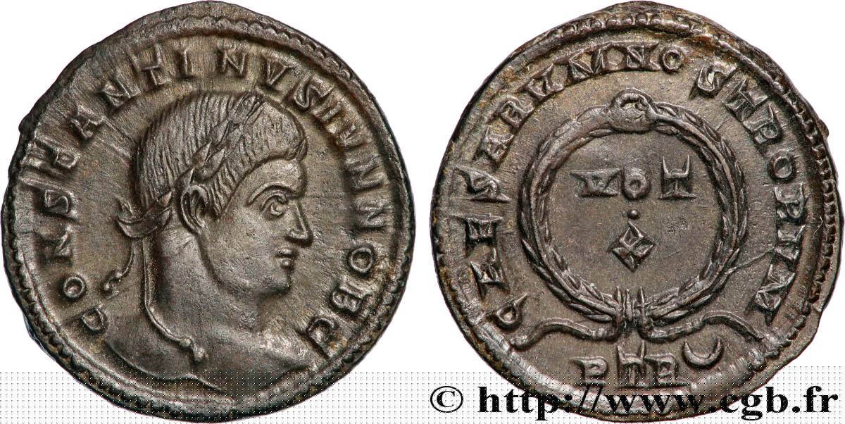 CONSTANTINE II Centenionalis ou nummus AU/AU