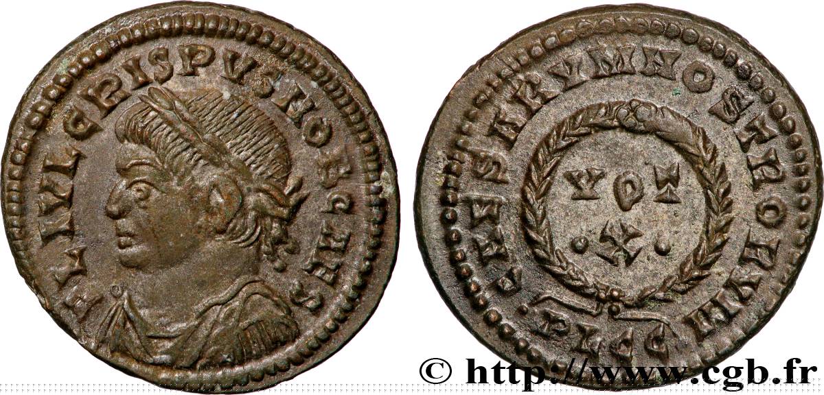 CRISPUS Centenionalis ou nummus AU