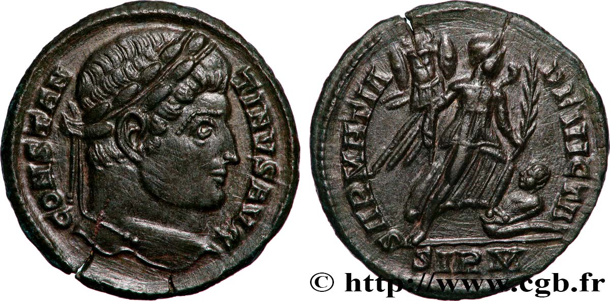 CONSTANTIN Ier LE GRAND Centenionalis ou nummus SUP