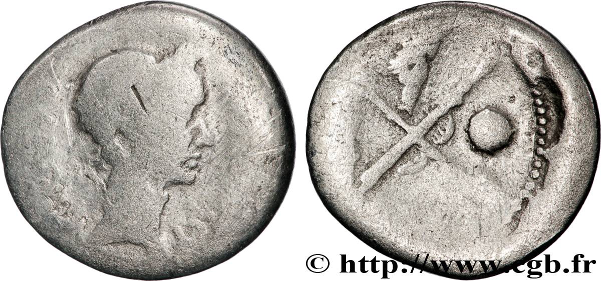 JULES CÉSAR Denier TB