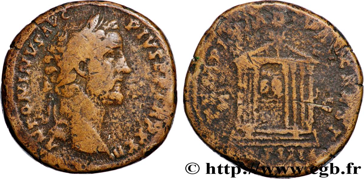ANTONIN LE PIEUX Sesterce TB+