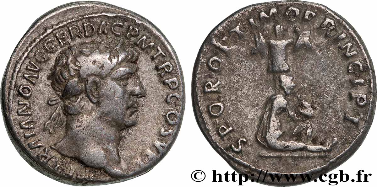 TRAJANUS Denier AU/XF