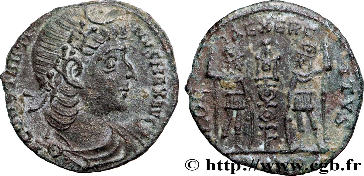 CONSTANTINE I THE GREAT Centenionalis ou nummus AU/XF