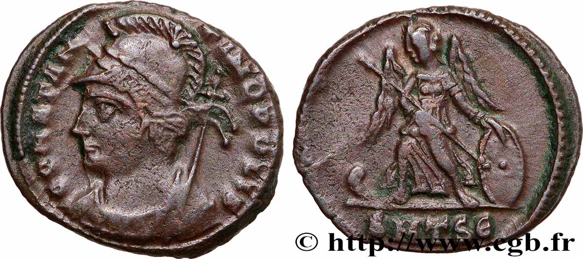 CONSTANTINOPLE Centenionalis ou nummus TTB+