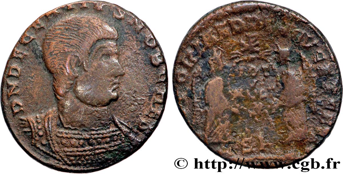 DECENTIUS Maiorina, (MB, Æ 2), imitation fSS/S