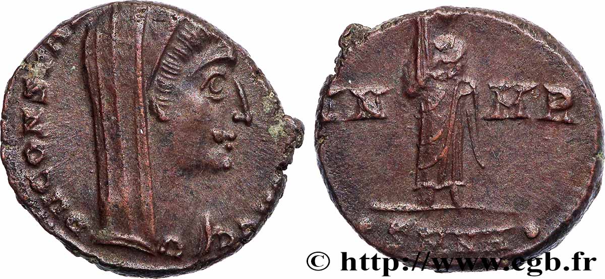 COSTANTINO IL GRANDE Centenionalis ou nummus SPL/q.SPL