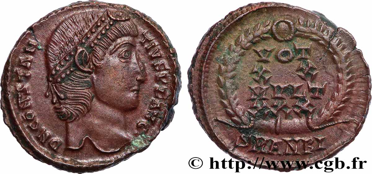 CONSTANCE II Centenionalis ou nummus SPL/SUP