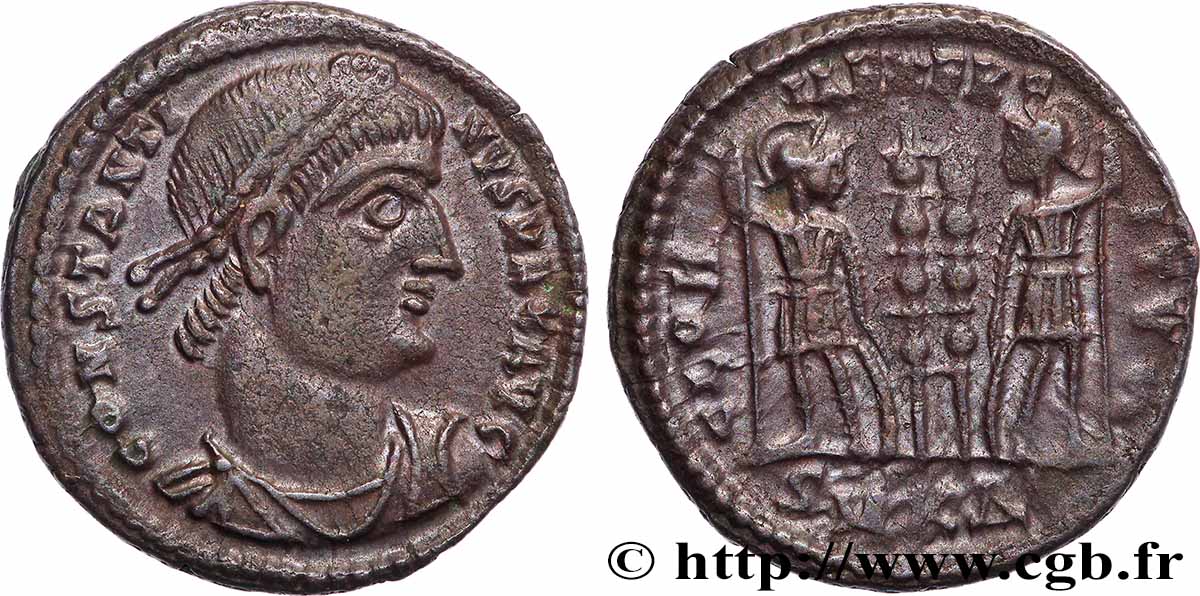 CONSTANTIN Ier LE GRAND Centenionalis ou nummus SUP/TTB+