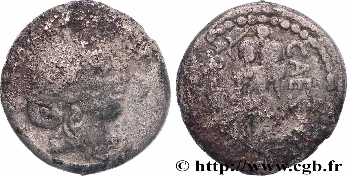 IULIUS CAESAR Denier fSS