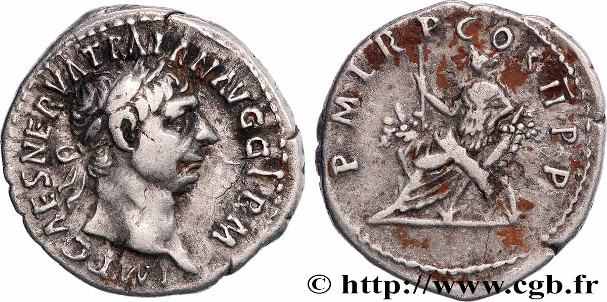 TRAJANUS Denier AU/XF