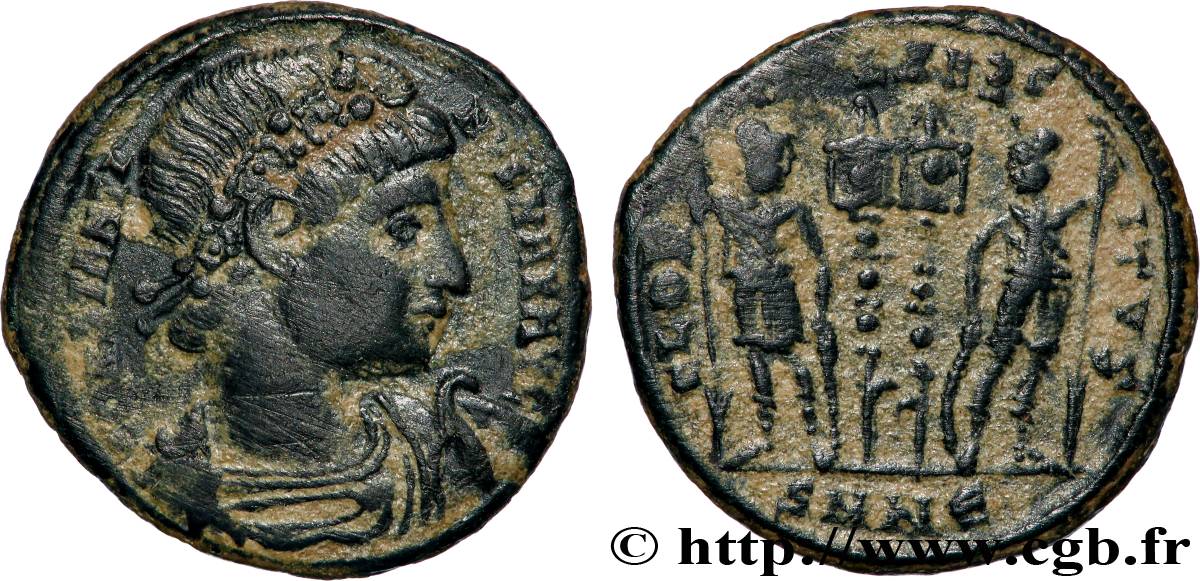CONSTANTINE I THE GREAT Centenionalis ou nummus AU/XF