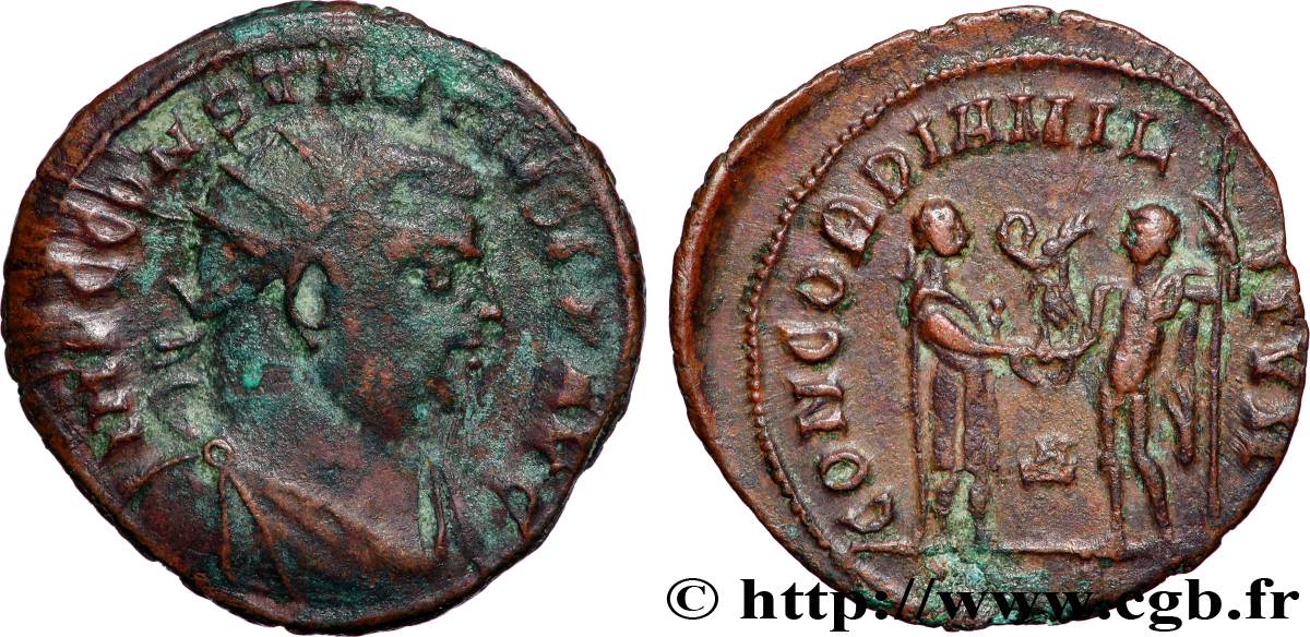 CONSTANTIUS I Pseudo ou néo-aurelianus VF/XF