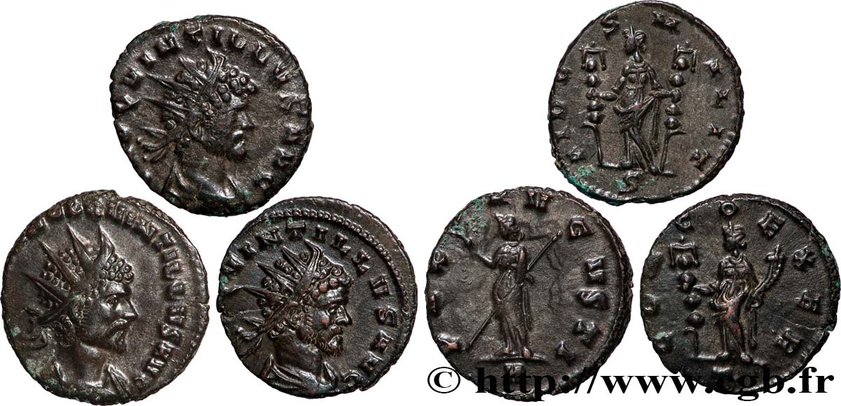 LOTS Lot de 3 antoniniens Lot