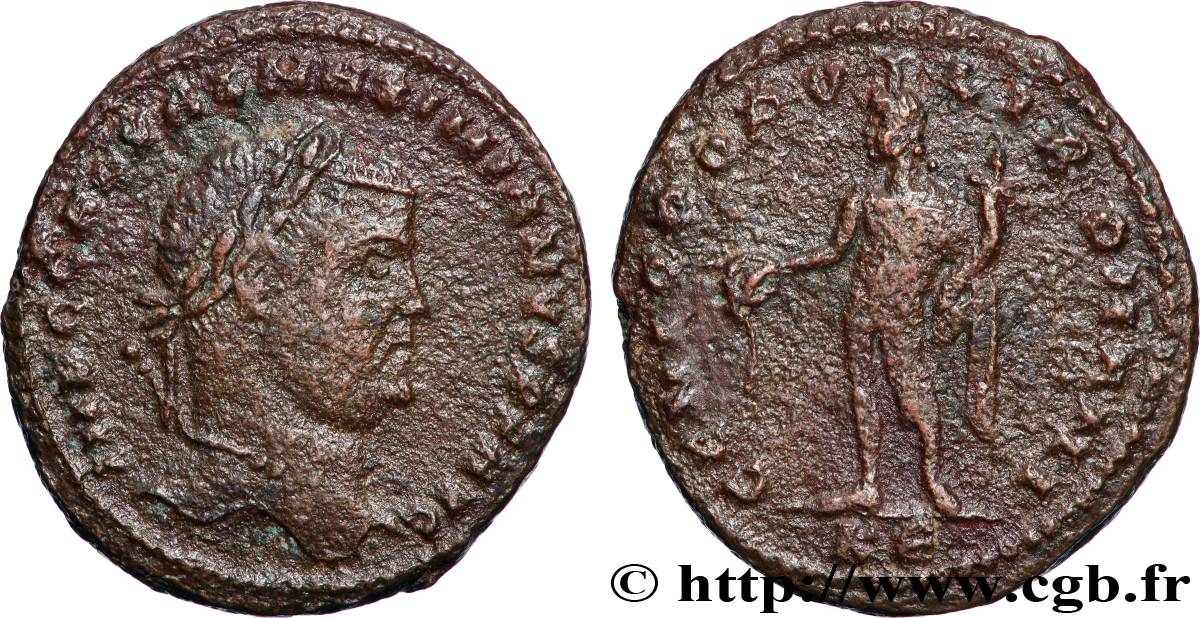 GALÈRE Follis ou nummus TB+