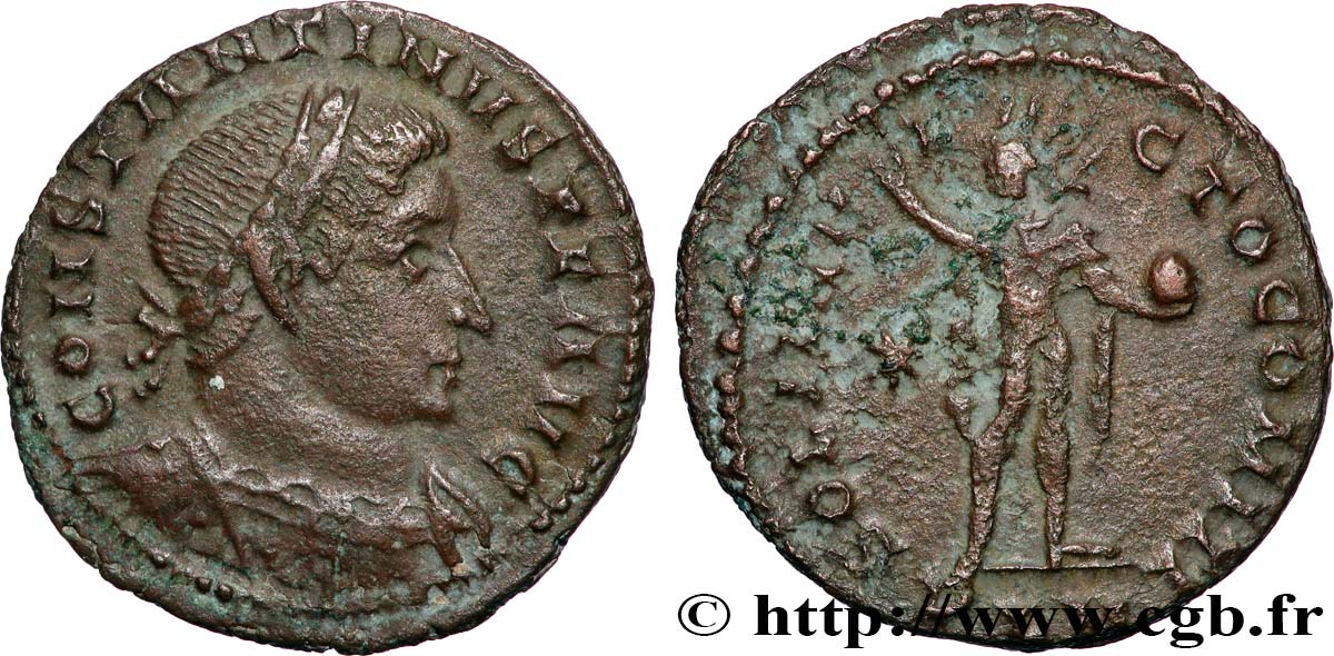 CONSTANTINE I THE GREAT Follis ou nummus AU/XF