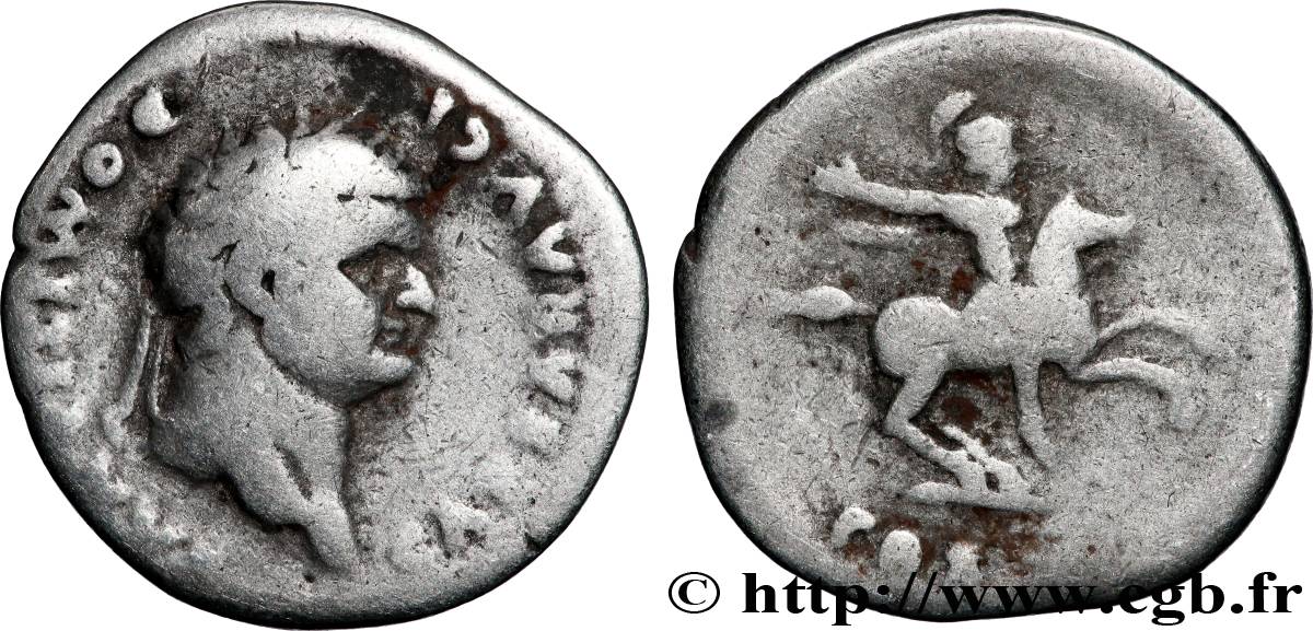 DOMITIANUS Denier VF