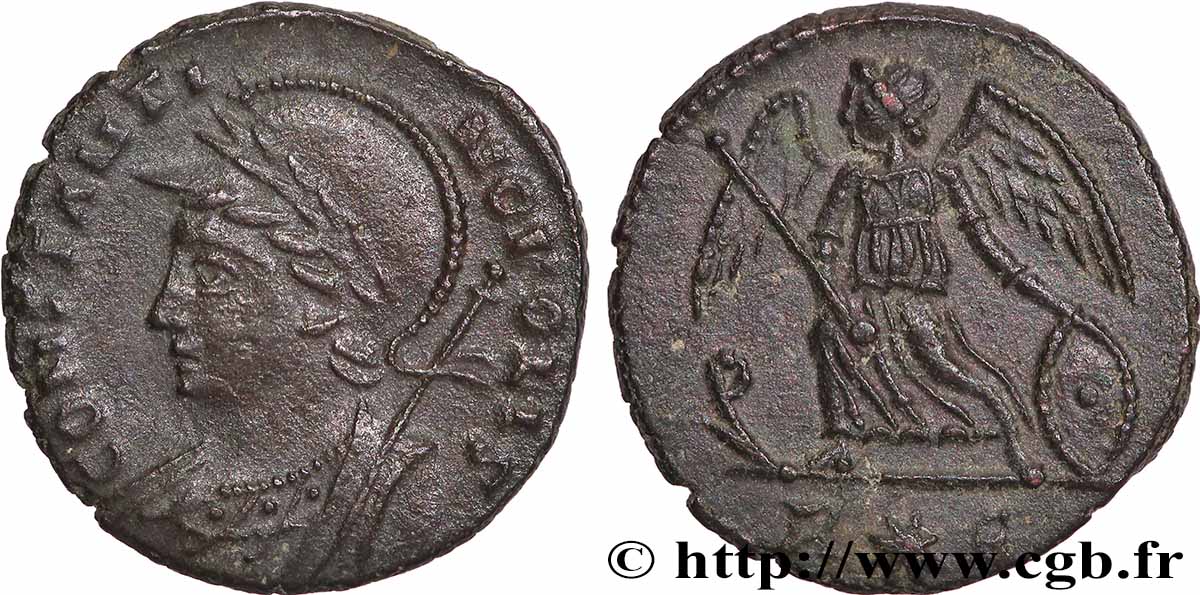 CONSTANTINOPLE Centenionalis ou nummus TTB+/SUP