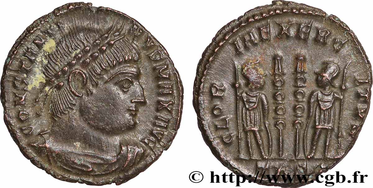 CONSTANTIN Ier LE GRAND Centenionalis ou nummus TTB+/SUP