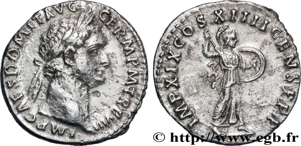 DOMITIANUS Denier AU