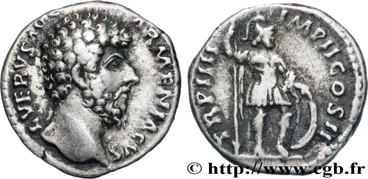 LUCIUS VERUS Denier AU