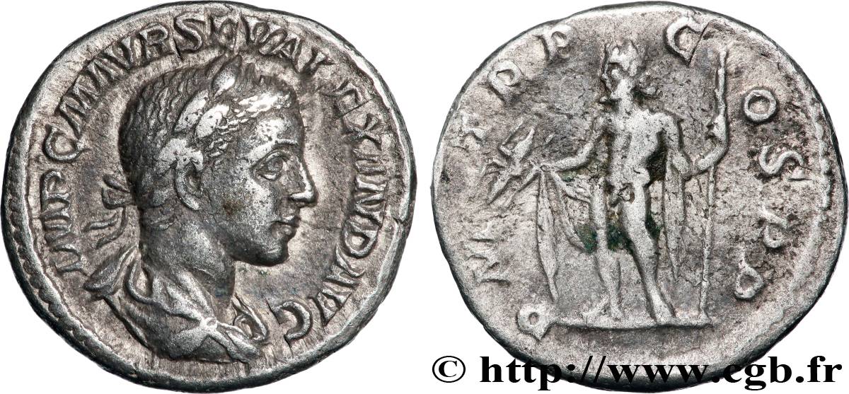 ALEXANDRE SÉVÈRE Denier TTB+/TTB