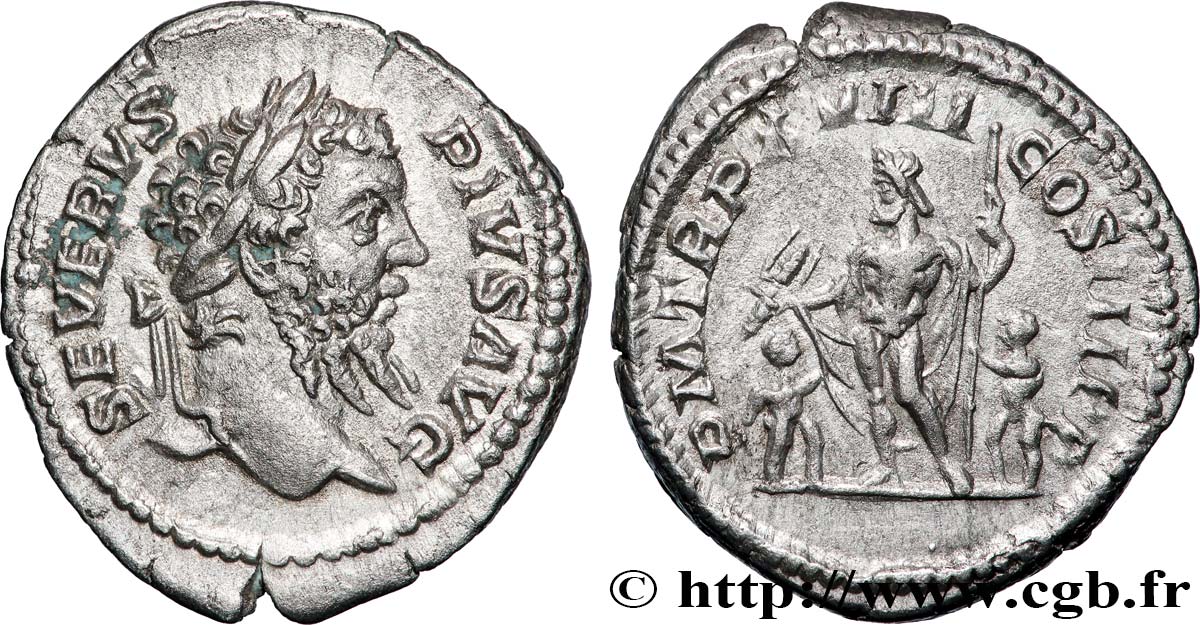 SEPTIMIUS SEVERUS Denier AU