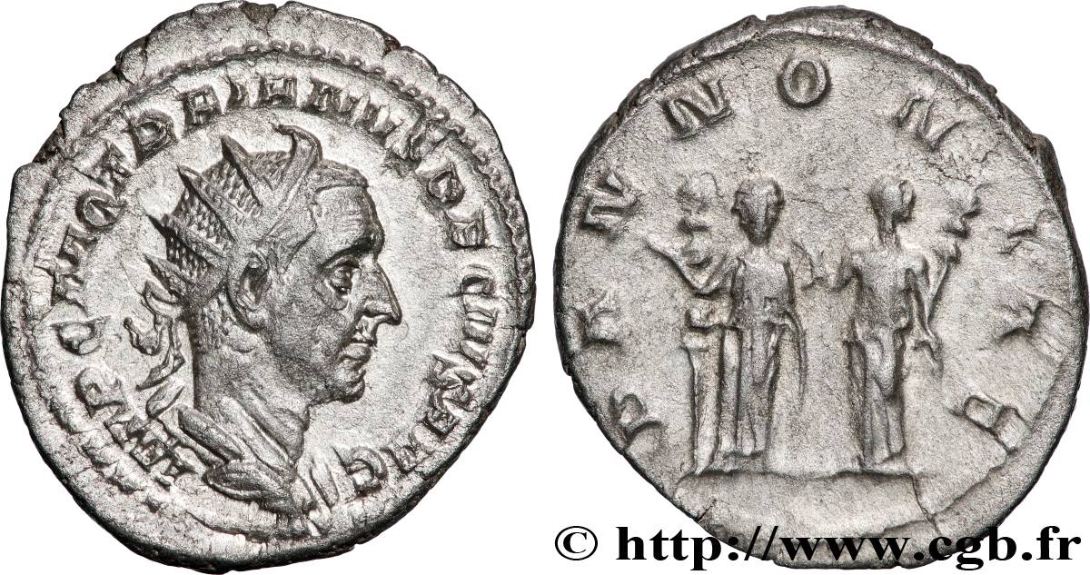 TRAJAN DECIUS Antoninien AU/XF