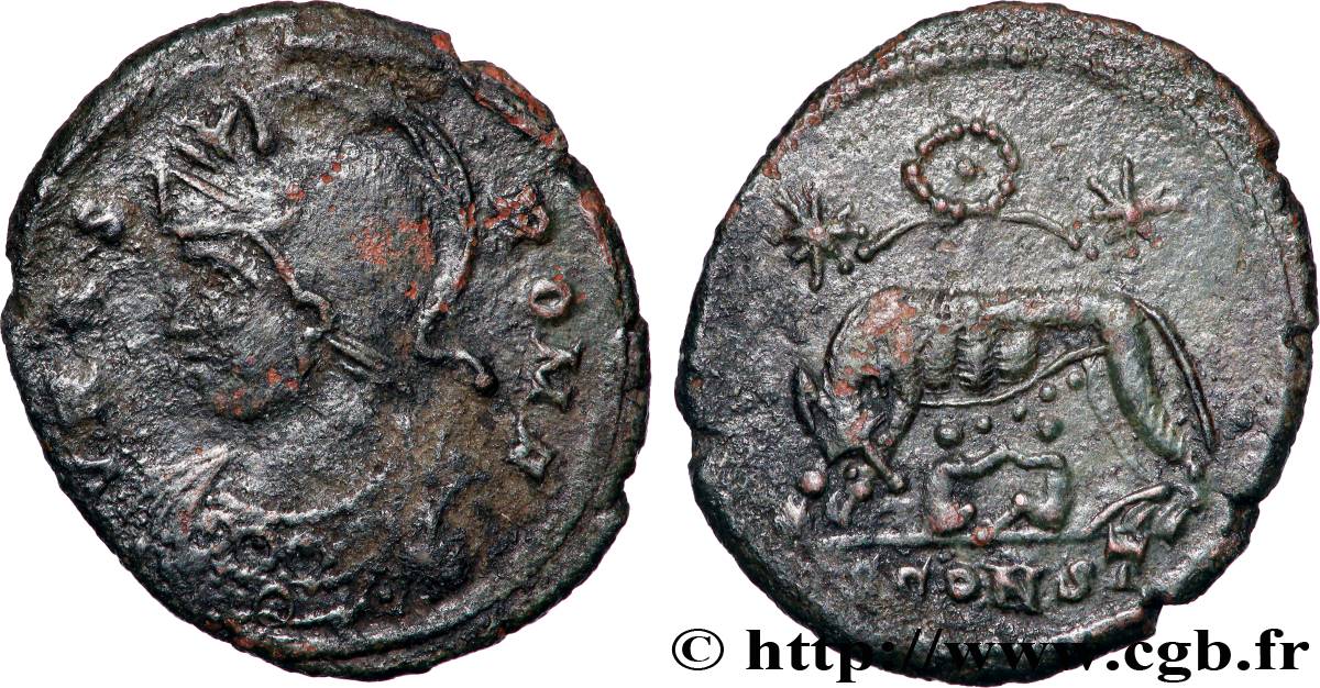 ROME Centenionalis ou nummus TTB/TTB+