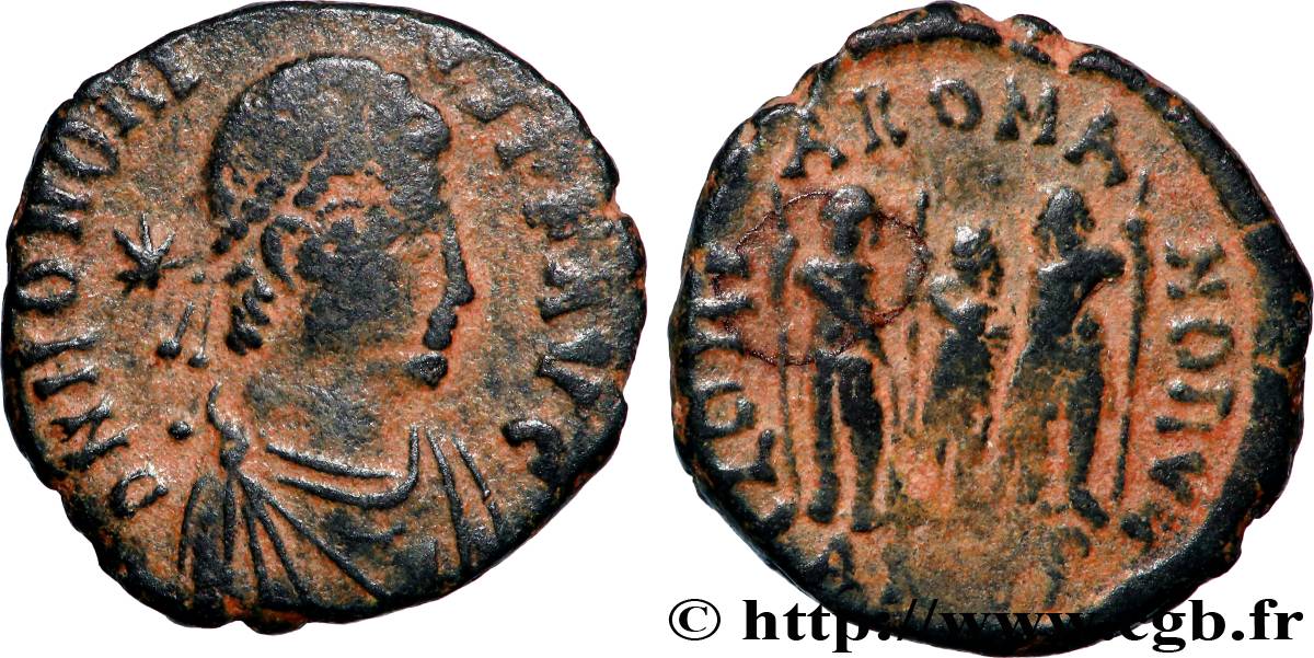 HONORIUS Nummus TTB/TB+