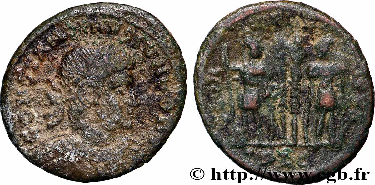 CONSTANTIN II Centenionalis ou nummus TB+