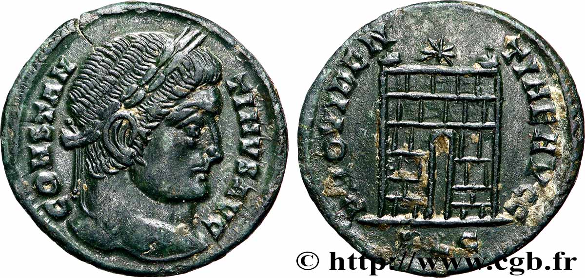 CONSTANTINE I THE GREAT Centenionalis ou nummus AU/AU
