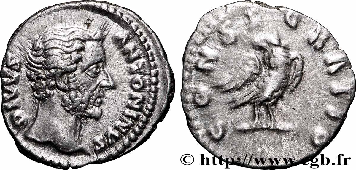 DIVUS ANTONINUS Denier AU