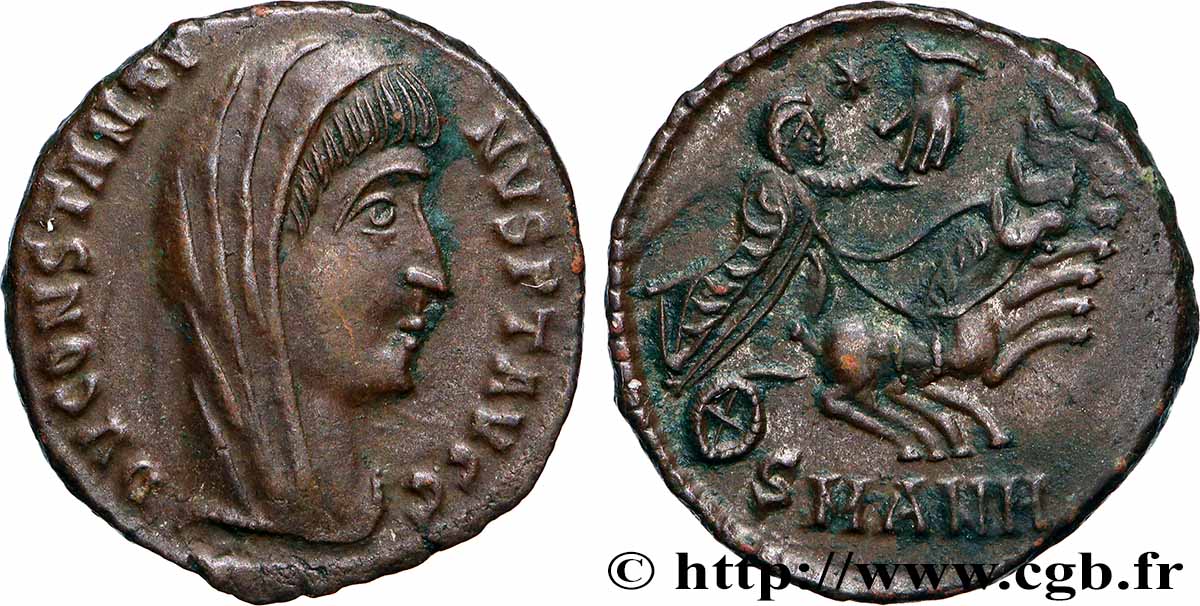 CONSTANTIN Ier LE GRAND Centenionalis ou nummus SUP