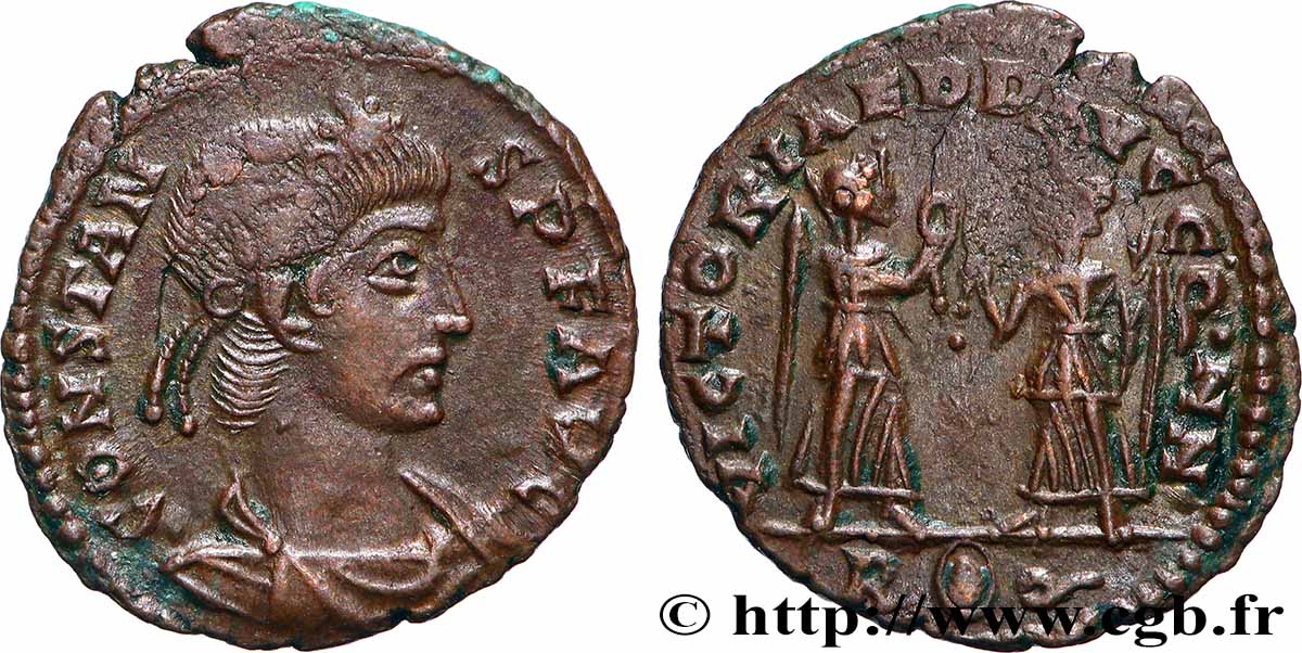 CONSTANS Centenionalis ou nummus TTB+