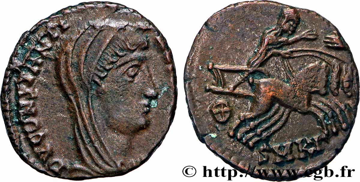 CONSTANTINUS I DER GROßE Centenionalis ou nummus fVZ/SS